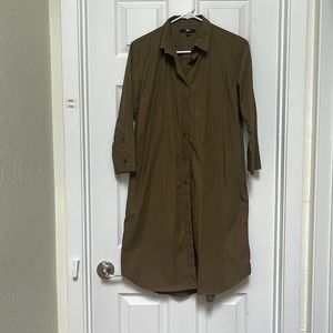 Small green shirt dress - UniQlo
